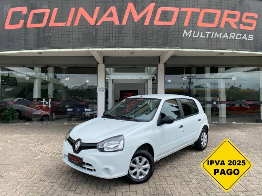 RENAULT - CLIO - 2014/2015 - Branca - R$ 32.900,00