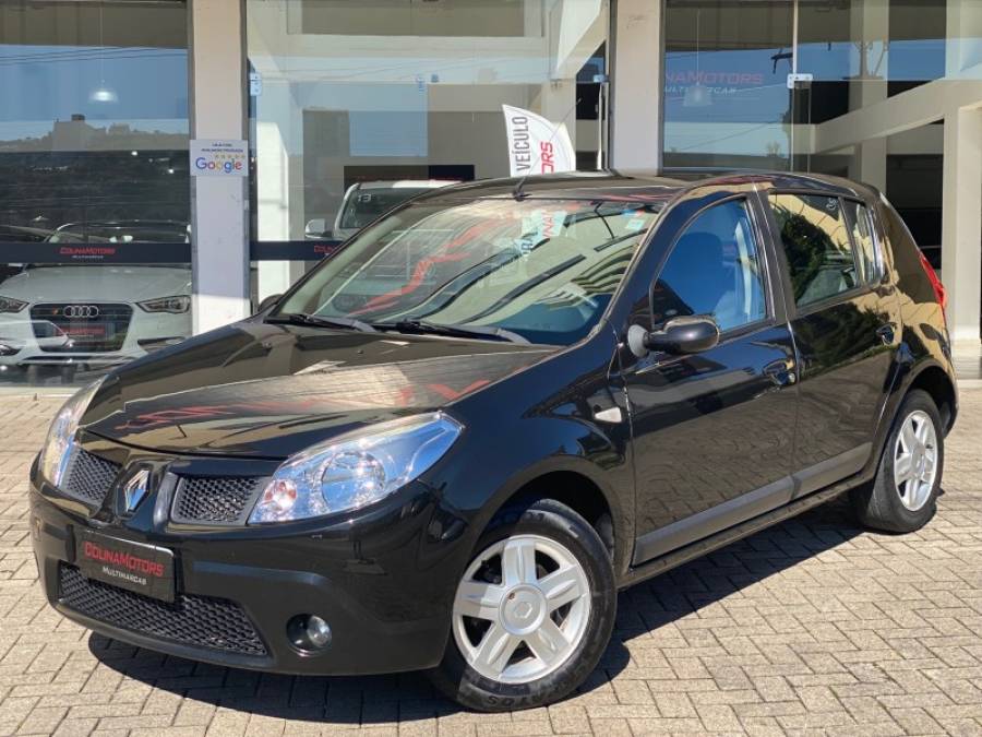 RENAULT - SANDERO - 2009/2009 - Preta - R$ 31.900,00