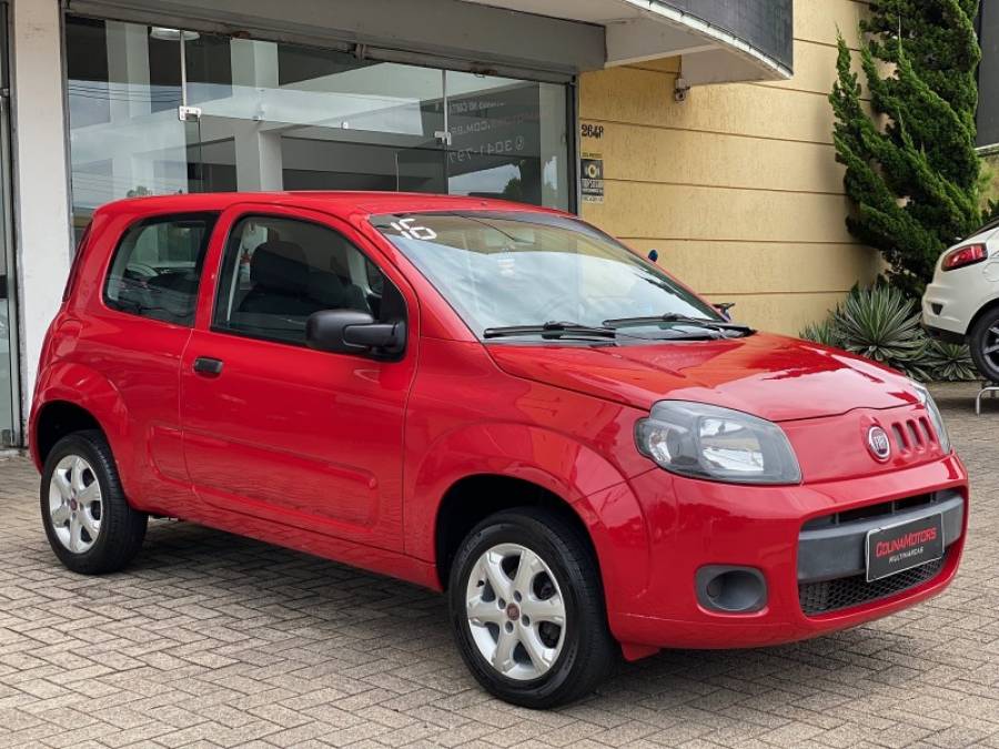 FIAT - UNO - 2016/2016 - Vermelha - R$ 30.900,00