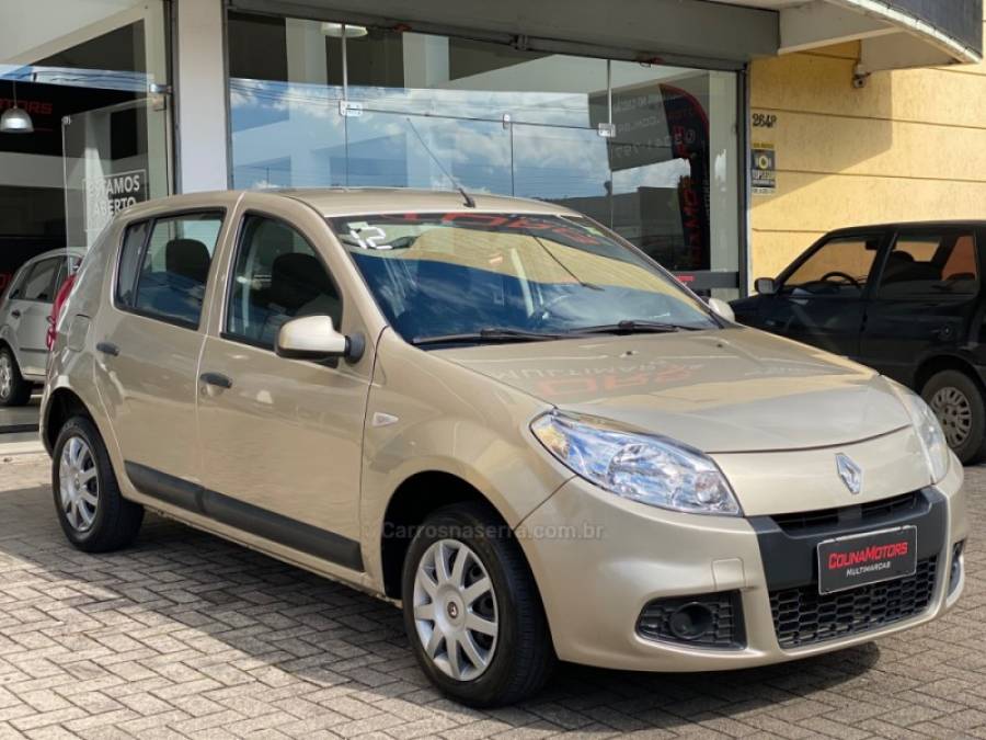 RENAULT - SANDERO - 2012/2012 - Bege - R$ 30.900,00