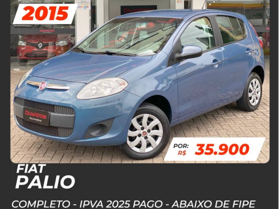 FIAT - PALIO - 2015/2015 - Azul - R$ 37.900,00