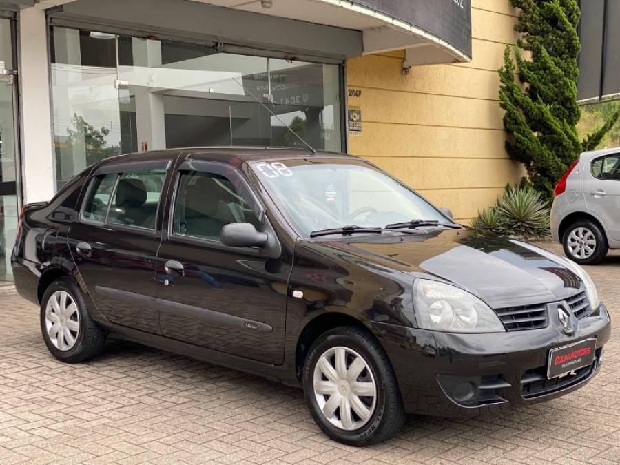 RENAULT - CLIO - 2008/2008 - Preta - R$ 24.900,00